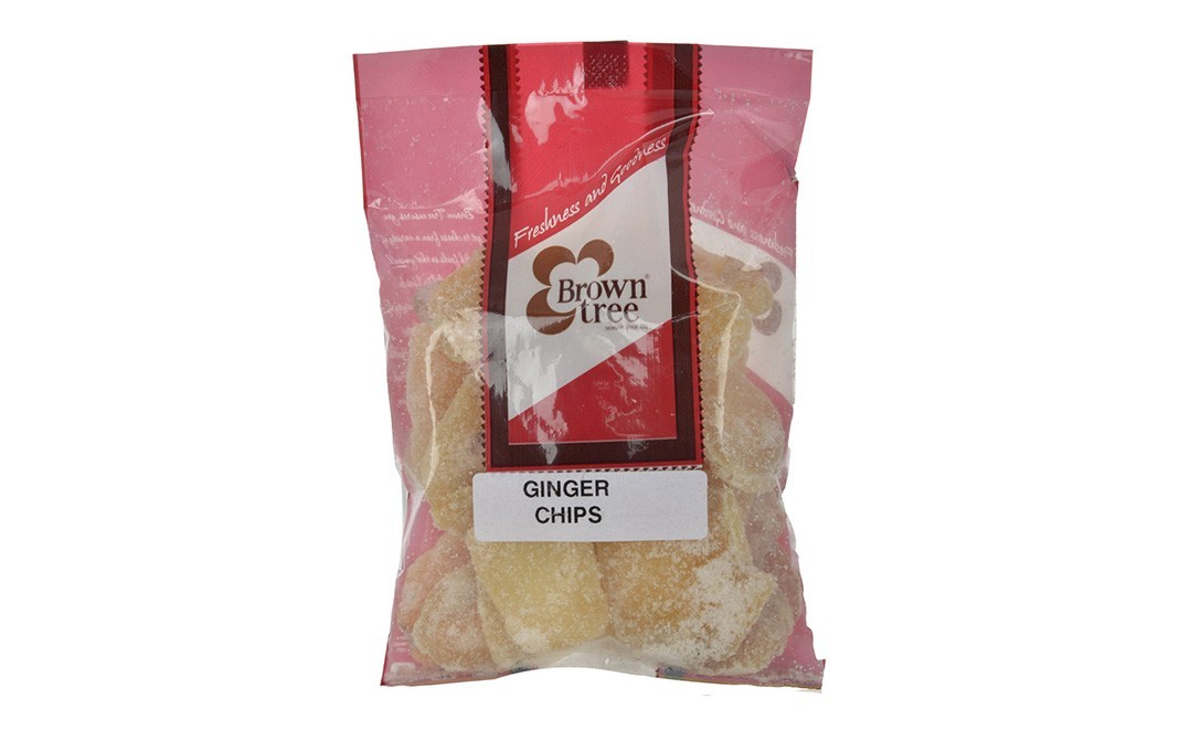 Brown Tree Ginger Chips    Pack  250 grams